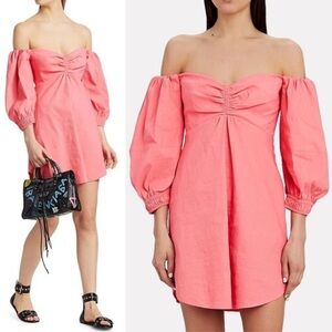 ALC Pink Off-Shoulder Dress